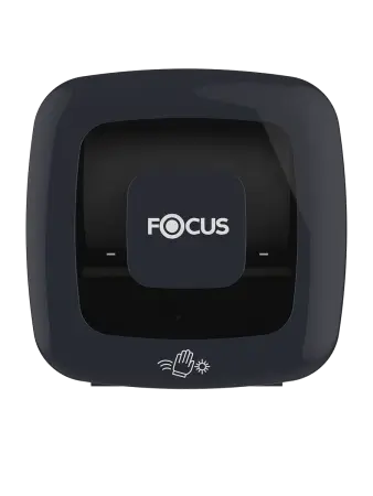 Фото №1 - Хаят: Диспенсер для полотенец в рулонах Focus Sensor сенсорный угольный