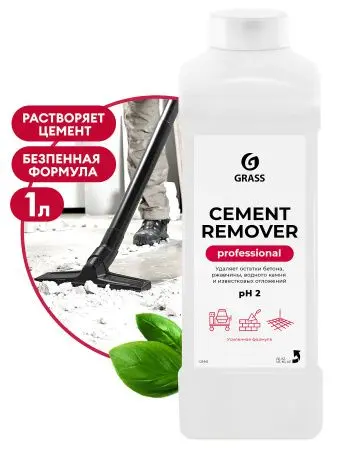 Фото №1 - Grass: Цемент Ремувер 1л ср-во для очистки после ремонта