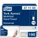 Превью №1 - Tork: Полотенца бумажные H2 Universal Multifold 2сл 190л 21х23,4см натуральный