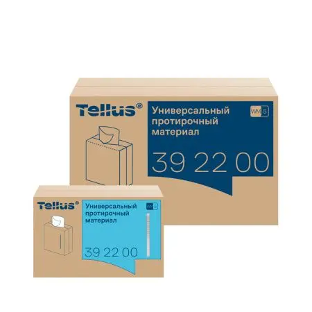 ТОРК: Tellus Материал протирочный нетканый WM5 Комфорт 1сл 120л 22,5х41см универсальный белый