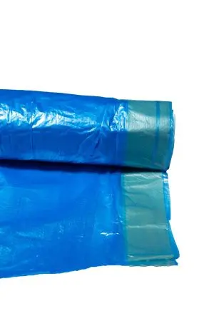 Мешки для мусора: 60л 60х70 ПНД с завязками VCLEAN Ultra/Clear Line синие /рул.=10 шт.