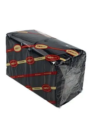 Фото №4 - Бумажные салфетки: столовые 1сл 400листов 24х24 Big Pack ROSHY чёрный