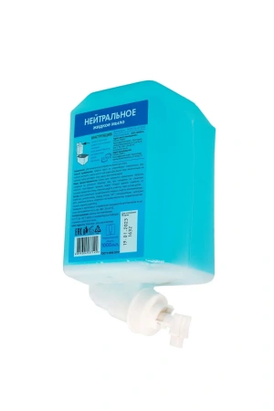 Кеман: Мыло жидкое 1000 мл Aquarius нейтральное в картридже синее