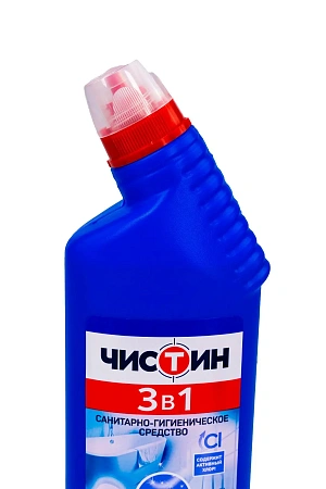 Фото №3 - Чистящее средство: ЧИСТИН 3в1 750мл санитарно-гигиеническое жидкое средство С ХЛОРОМ