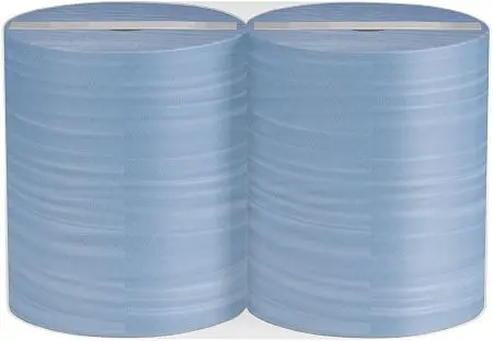 Фото №3 - VEIRO: Полотенца протирочные 2сл 350м/33см Comfort синие