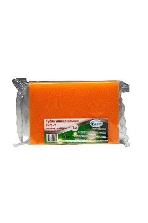 Фото №2 - Губки,скрабы: для посуды VCLEAN Гигант 14х9.5х4 поролон+абразив