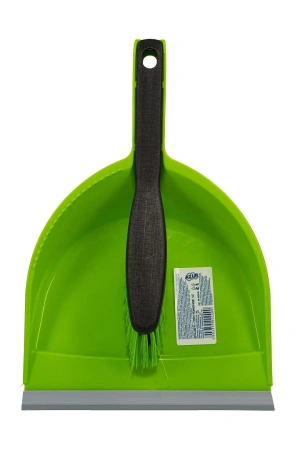 Хозяйственный инвентарь: Совок для мусора YORK пластик с резин.кромкой +щетка-сметка Клип Центи в асс.