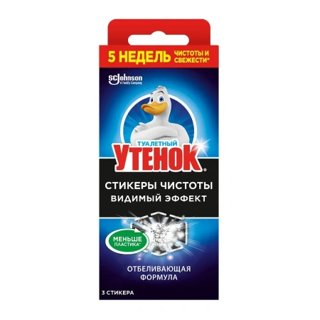 Чистящее средство: УТЕНОК Стикер Чистоты ВИДИМЫЙ ЭФФЕКТ /пач.=3 шт.