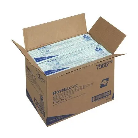 Kimberly-Clark: Салфетки Вайпол Х80 1сл 41,6х34,4см зеленые /пач.=25 шт.