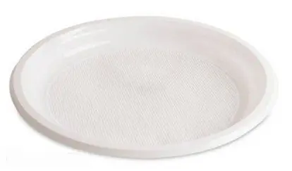 Одноразовая продукция: Тарелка D=22см пластиковая /пач.=100 шт.