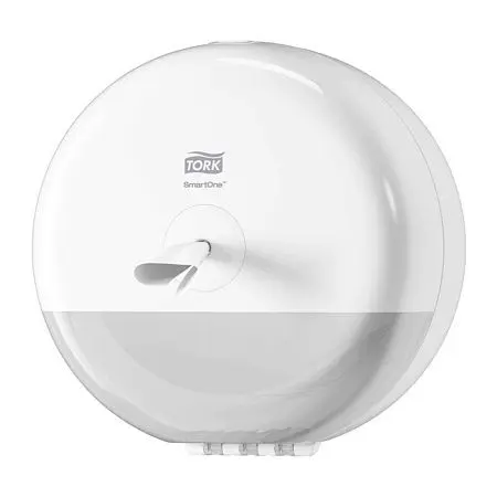 Фото №2 - Tork: Диспенсер T9 SmartOne® для туалетной бумаги в мини рулонах белый