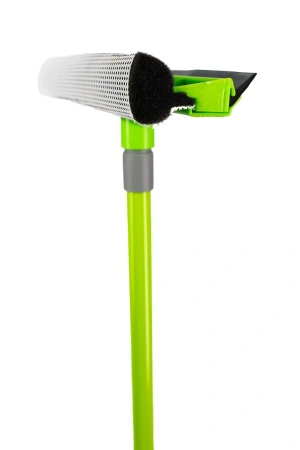 Хозяйственный инвентарь: Окномойка YORK с губкой и сгоном 24,5см и телескопической рукояткой 130см