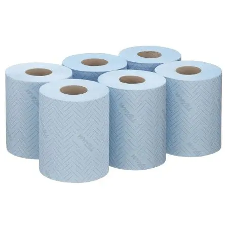 Kimberly-Clark: Салфетки Вайпол L10 280л 1сл с центральной подачей синие