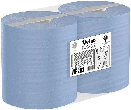 Фото №8 - VEIRO: Полотенца протирочные ЦВ 2сл 175м/22см Comfort синие