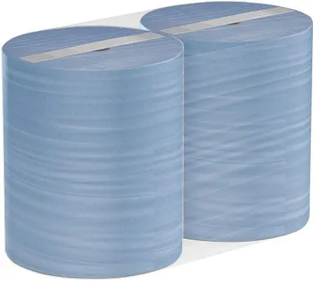 Фото №6 - VEIRO: Полотенца протирочные 2сл 350м/33см Comfort синие