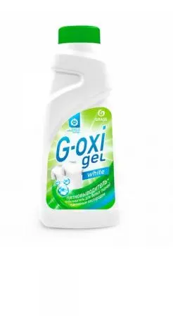 Фото №1 - Grass: G-OXI гель 500мл пятновыводитель-отбеливатель для белых тканей с активным кислородом