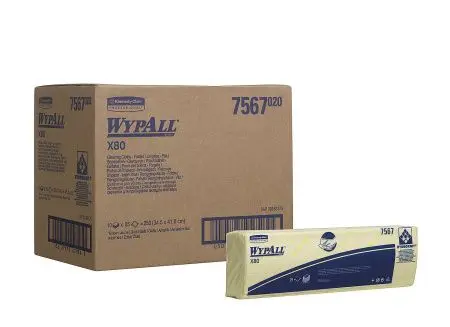 Kimberly-Clark: Салфетки Вайпол Х80 1сл 41,6х34,4см желтые /пач.=25 шт.