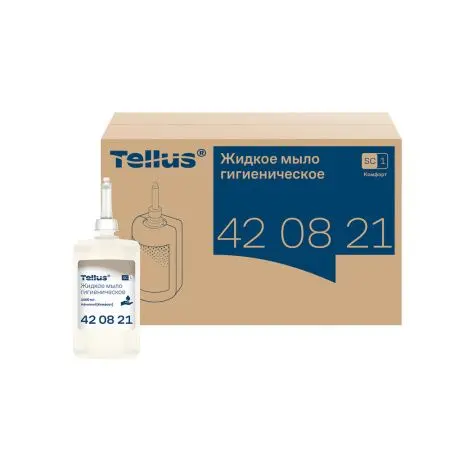 Фото №1 - ТОРК: Tellus Мыло SC1 1л жидкое для рук Комфорт ГИГИЕНИЧЕСКОЕ без запаха бесцветное