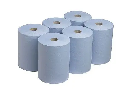 Фото №3 - Kimberly-Clark: Полотенца бумажные Скотт Слимролл 1сл 165м/20 синие