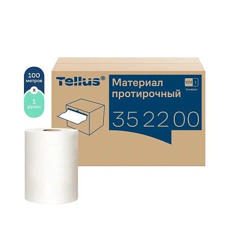 Фото №3 - ТОРК: Салфетка Комфорт 1сл 105м/266л нетканый материал протирочная белая