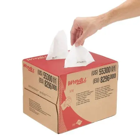 Kimberly-Clark: Салфетки Вайпол Х70 BRAG* Box 1сл 200л белые