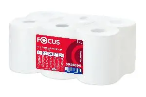 Хаят: Полотенца бумажные 1сл 200м/20 ФОКУС Экстра Квик белые