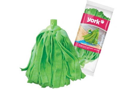 Хозяйственный инвентарь: МОП насадка на швабру YORK микрофибра ленточная