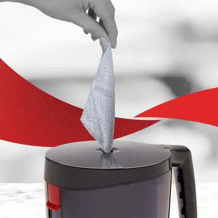 Kimberly-Clark: Салфетки Вайпол L10 280л 1сл с центральной подачей синие