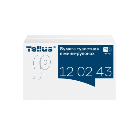 ТОРК: Tellus Бумага туалетная T2 Премиум 2сл 170м/9,5 белая