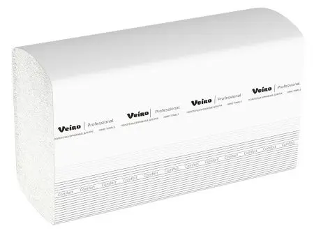 VEIRO: Полотенца бумажные W 2сл 150л 32х21,6см Comfort белые