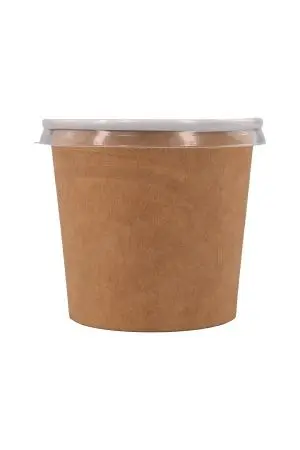 Одноразовая продукция: Крышка к контейнеру 350мл 95мм круглая /пач.=60 шт.