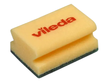 Фото №1 - Vileda: Губка 7х15см (зел.абразив)