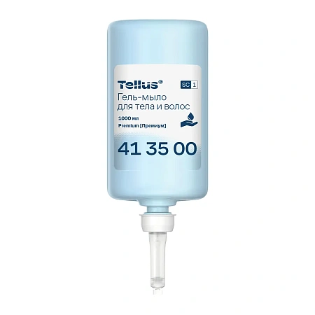 Фото №3 - ТОРК: Tellus Мыло SC1 1л гель для тела и волос Премиум светло-голубое