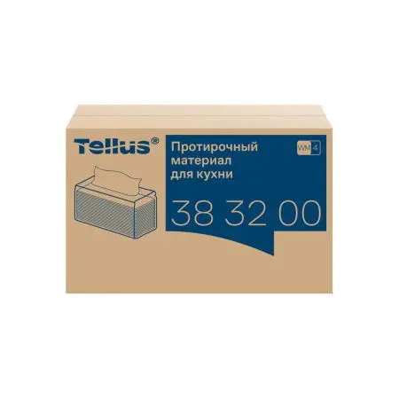 ТОРК: Tellus Материал протирочный нетканый WM4 Премиум 1сл 75л 35х41см для кухни вискоза белый