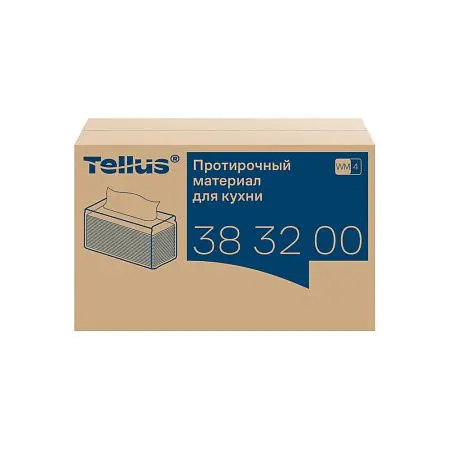 Фото №4 - ТОРК: Tellus Материал протирочный нетканый WM4 Премиум 1сл 75л 35х41см для кухни вискоза белый