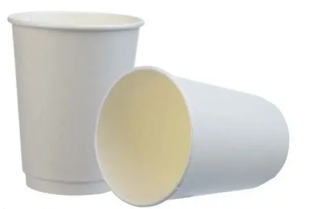 Одноразовая продукция: Стакан бумажный 2сл 300мл d=90мм белый /пач.=25 шт.