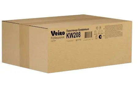 VEIRO: Полотенца бумажные W 2сл 150л 32х21,6см Comfort белые