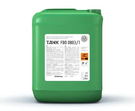 Vortex: TANK FBD 0803/1 5л Щелочное пенное дезинфицирующее моющее средство с активным хлором
