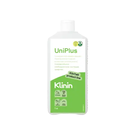 Фото №1 - Klinin: УниПлас 1л слабощелочное универсальное средство