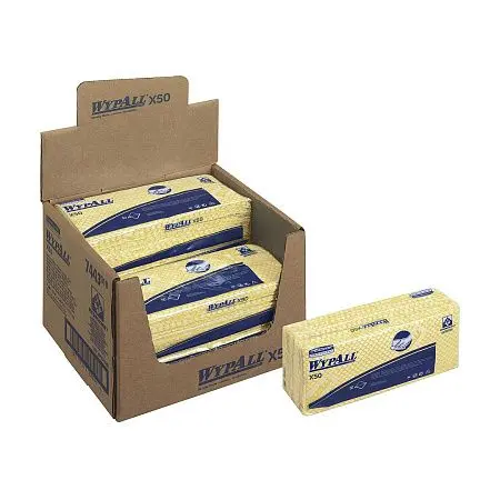 Фото №5 - Kimberly-Clark: Салфетки Вайпол Х50 1сл 41,6х24,5см желтые /пач.=50 шт.