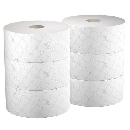 Kimberly-Clark: Бумага туалетная Скотт Контрол 2сл 314м/10,6 белая внутренняя вытяжка