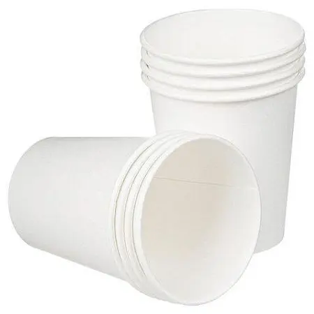 Фото №2 - Одноразовая продукция: Стакан бумажный 1сл 250мл белый Скандипакк /пач.=50 шт.