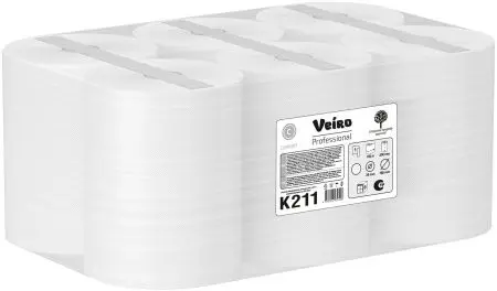 VEIRO: Полотенца бумажные 1сл 150м/20 Comfort белые