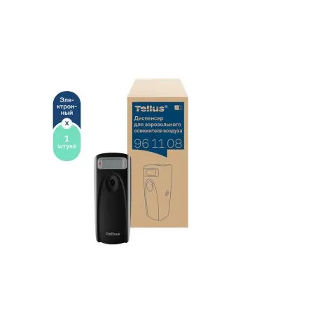 ТОРК: Tellus Диспенсер AF1 для аэрозольного освежителя воздуха черный СЕНСОРНЫЙ