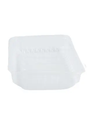 Одноразовая продукция: Контейнер 500г 179х132мм прямоугольный без крышки Д-Полимер /пач.=50 шт.