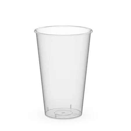Фото №1 - Одноразовая продукция: Стакан пластиковый 350мл d=80мм прозрачный Bubble cup ПП Перинт /пач.=40 шт.