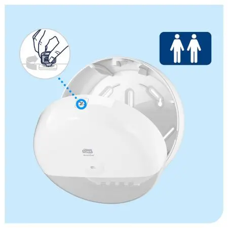 Tork: Диспенсер T8 SmartOne® для туалетной бумаги в рулонах белый