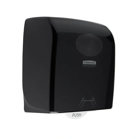 Kimberly-Clark: Диспенсер Аквариус для полотенец в рулоне черный