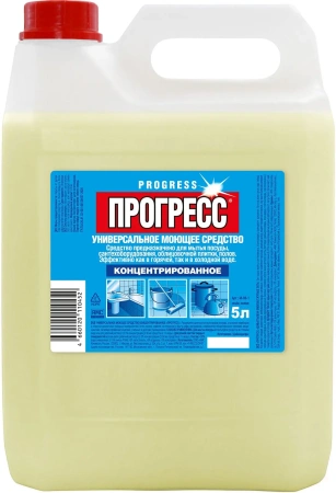 Чистящее средство: ПРОГРЕСС 5л универсальный концентрат твердая канистра