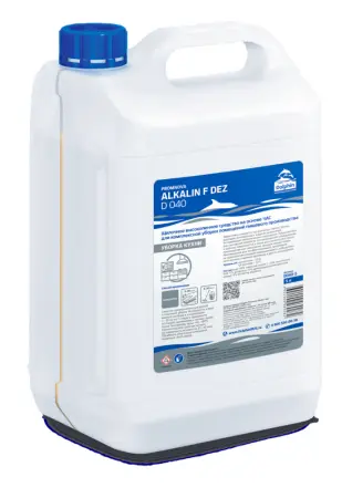 Dolphin: Промнова Алкалайн Ф Дез 5л средство на основе ЧАС для мойки оборудования